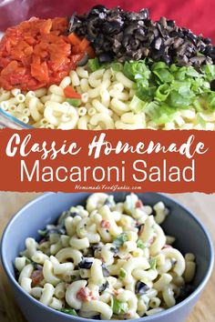 this classic homemade macaroni salad is the perfect side dish for any meal