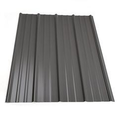 metal roofing sheet on white background