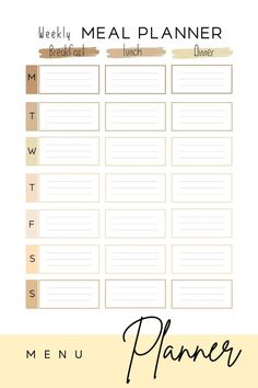 EDITABLE Printable Weekly Meal Planner.

Plan your meals ahead and have your expenses under control!

BUNDLE includes:
• 2 different meal planner templates (each in rainbow and beige)
• Shopping List (in 2 colors)
• BONUS: Recipe Template
• 7 pages in total
You will also get a Canva link to edit chosen templates if you don't want to fill it by hand. Meal Plan Design, Printable Weekly Meal Planner, Meal Planner Printable Free, Meal Tracker, Weekly Meal Planner Template, Meal Planning Menus, Daily Meal Planner, Monthly Meal Planner, Meal Planners