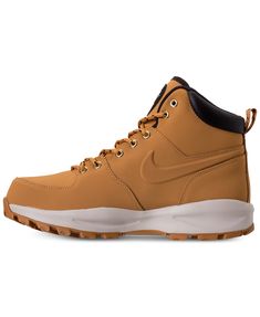 Nike Men's Manoa Leather Boots from Finish Line & Reviews - Finish Line Athletic Shoes - Men - Macy's Nike High-top Hiking Boots For Outdoor Activities, Winter Leather High-top Sneakers For Outdoor, Nike High-top Outdoor Hiking Boots, Nike High-top Hiking Boots, Nike High-top Hiking Boots For Outdoor, Nike High-top Waterproof Hiking Boots, Nike High-top Waterproof Boots For Hiking, Nike Hiking Boots With Rubber Sole For Outdoor Activities, Leather Sneakers For Outdoor Work In Winter