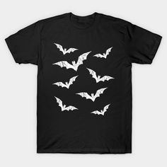 This cute bats design makes a great gift for a bat lover -- Choose from our vast selection of Crewneck and V-Neck T-Shirts to match with your favorite design to make the perfect graphic T-Shirt. Pick your favorite: Classic, Boxy, Tri-Blend, V-Neck, or Premium. Customize your color! For men and women. Bats Design, Cute Bats, Flying Bats, Cute Bat, Halloween Festival, Halloween Bats, Bat, V Neck T Shirt, Graphic T Shirt