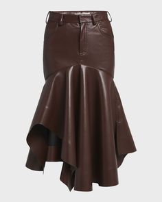 Long Corduroy Skirt, Red Valentino Shoes, Cotton Midi Skirt, High Rise Skirt, Zimmermann Dress, Satin Midi Skirt, Italy Fashion, Lorenzo Serafini, Black Leather Skirts