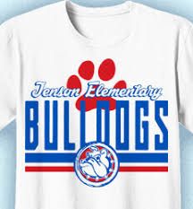 Elementary School Shirt Designs, Spirit Wear Designs, Pta Shirts, Staff Shirts, Spirit Wear Ideas, School Shirt Ideas, Bulldogs Shirt, Indian Logo, School Shirt Designs