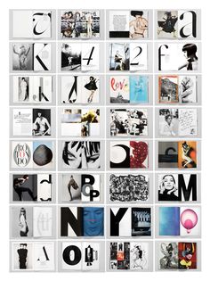 an image of many different letters and numbers in black and white, including the letter n