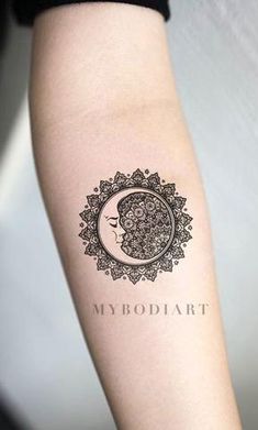 a woman's arm with a tattoo that reads, my bodjaart