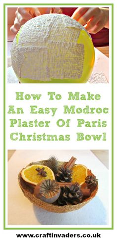 how to make an easy modroc platter of paris's christmas bowl