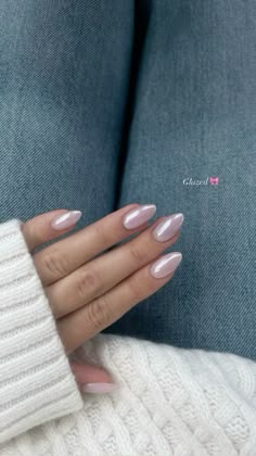 Neutral Fancy Nails, Paznokcie Hello Kitty, Nagel Tips, Casual Nails, Pearl Nails