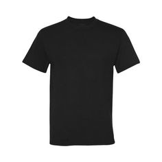 JERZEES Dri-Power Performance Short Sleeve T-Shirt Size up to 3XL - 5.3 oz./yd, 100% polyester Cotton feel Ideal for sublimation printing Moisture management and odor control properties 1x1 ribbed collar Double-needle stitched front neck, sleeves and bottom hem Shoulder-to-shoulder taping Quarter-turned Tear away label Color: Black.  Gender: male.  Age Group: adult. Black Casual Pre-shrunk T-shirt, Black Relaxed Fit T-shirt For Sports, Basic Crew Neck Moisture-wicking T-shirt, Basic Black Pre-shrunk T-shirt, Moisture-wicking Basic Crew Neck T-shirt, Black Crew Neck Shirt For Sports, Black Plain T-shirt For Streetwear, Casual Tagless Crew Neck Tops, Tagless Crew Neck Casual Tops