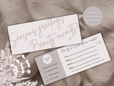 Personalise your clients beauty experience this Christmas by offering this beautiful, modern & unique editable gift certificate for your salon or small business. Personalise with your brand colours/fonts/logo & to suit your profession! . You can  use this template time and time again, making changes where & when required. This template is completely editable using Canva & completely bespoke to you & your brand!. WHATS INCLUDED? * A PDF link for you to access this beautiful modern gift certificat Christmas Gift Voucher, Salon Gift Card, Christmas Gift Vouchers, Police Logo, Logo Word, Brand Colours, Business Colors, Making Changes, Christmas Gifting