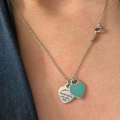 Brand New Tiffany Blue Necklace, Blue Tiffany Necklace, Tiffany Return To Tiffany Necklace, Tiffany Co Necklace, Tiffany Necklace Blue, Tiffany And Co Necklace Aesthetic, Tiffany Jewelry Aesthetic, Tiffany Necklace Aesthetic, Tiffanys Aesthetic