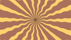 a brown and yellow background with lines in the shape of a sunburst or vortex