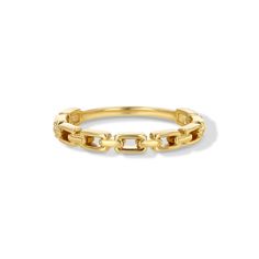 Available to ship now: 14k yellow gold Width - 2.5mm Size 7 Made to order in different sizes and 14k white gold with 3 week lead time. Chain Link Ring, Link Ring, Forever Jewelry, Linking Rings, Jewelry Ring Box, Men's Jewelry Rings, Mens Jewelry Bracelet, Lead Time, Womens Jewelry Rings