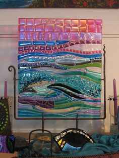 Fused Glass Panel, Glass Mosaics, زجاج ملون, Mosaic Pool, Glas Art