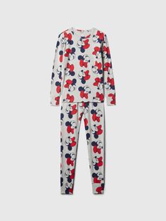 Our comfiest PJs—now softer than ever.  Cozy brushed cotton on the inside.  All their favorite prints & colors on the outside.  Soft organic cotton pajama top and pants set with a cozy brushed interior.  Crewneck.  Long sleeves.  Elasticized waist at PJ pants.  Allover Minnie Mouse graphics.  Made with 100% organically grown cotton, which is grown without the use of synthetic pesticides and fertilizers.  Straight, easy fit.  Easy pull-on waist. Mickey Mouse And Minnie Mouse, Mouse Print, Top And Pants Set, Pj Pants, American Brand, Disney Kids, Cotton Pyjamas, Girls Pajamas, Pajama Top