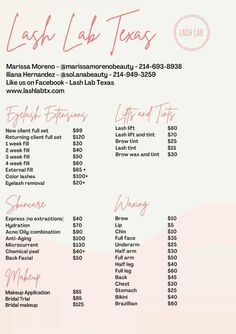 Lash Cheat Sheet, Eyelash Extension Price List Ideas, Eyelash Extension Price List, How To Promote Lash Business, Lash Menu Price List, Lash Service Menu Ideas, Lash Tech Business Names, Lash Tech Calendar, Eyelash Extension Policies