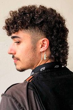 Permed Mullet, Men's Curly Hairstyles, Short Permed Hair, Curly Mullet, Fall Hair Trends, Corte De Cabelo Masculino, Fluffy Hair