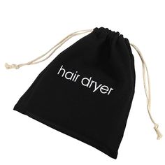 ERKXD Hair Dryer Bags Drawstring Bag Container Hairdryer Bag for travel bathroom (Black) Hair Dryer Accessories, Travel Bathroom, Hair Tool Organizer, Travel Hair Dryer, Bathroom Black, Guest Hair, Travel Hairstyles, Bag For Travel, Dry Bag