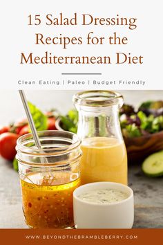 salad dressing recipes for the mediterranean diet