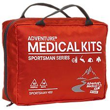 Lead your group far afield on hunting, fishing, snowmobiling, or ATV trips knowing you're prepared if accidents occur. Well-stocked to treat serious injuries far from medical care, the Adventure\u00ae Medical Kits Sportsman 400 Medical First-Aid Kit contains enough first-aid supplies for 10 people headed into the backcountry for up to 2 weeks. This wilderness first-aid kit sets the standard in backcountry care with hospital-quality equipment such as a tourniquet, C-Splint\u2122, and WoundStop\u0 Survival Food Kits, Wilderness First Aid, My Patriot Supply, Medical Kit, First Aid Supplies, Emergency Supplies, Wound Care, Cpr, Aid Kit