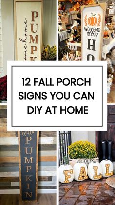 fall porch signs you can diy at home