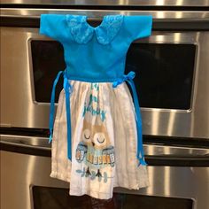 Hangs On Oven Door. Homemade Flowers Kitchen, Holiday Kitchen Towel, Halloween Kitchen Towels, Hanging Kitchen Towel, Kitchen Hand Towel, Flour Sack Kitchen Towels, Towel Dress, Decorative Hand Towels, Blue Pumpkins