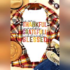 White Thanksgiving Slogan Print Crew Neck T-Shirt White Graphic Tee For Fall, Thanksgiving Shirts Vinyl, Shirts Vinyl, Diy Shirts, Crew Neck Tshirt, Fabulous Fall, Thanksgiving Shirts, Diy Shirt, T Shirt Ideas