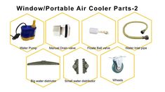 various types of air cooler parts