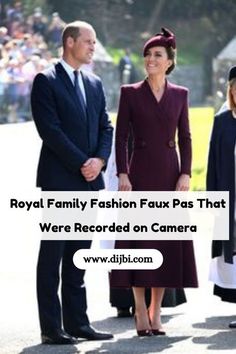 the royal family fashion faux pass that were recorded on camera