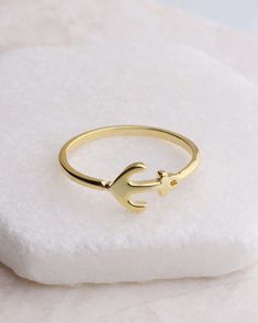 Dainty Anchor Ring Coastal chic is a style that will never go out. DETAILS: 14K Gold Vermeil Anchor Available in sizes 6-8 Anchor Ring, Anchor Rings, Coastal Jewelry, Backpack Gift, Coastal Chic, Anklet Bracelet, Anklet Jewelry, Fine Jewellery Earrings, A Style