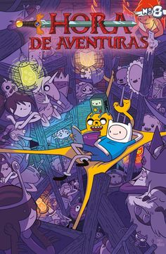 the cover to adventure time with finn and finn