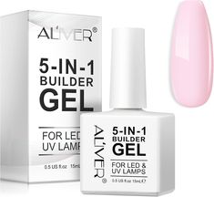 REBODUM Builder Gel 5 in 1 Builder Gel for Nails Quick Building Nail Strengthener Gel 15ml Professional Nail Repair Supplies Builder Gel in a Bottle (pink) (pink) Builder Gel Nails, Nail Repair, Builder Gel, Nail Strengthener, Pedicure Nails, Professional Nails, Pink Pink, Gel Nail Polish, Manicure And Pedicure