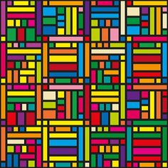 an abstract colorful background with squares and rectangles