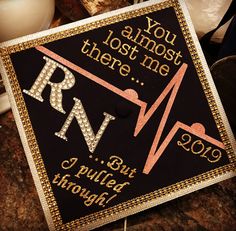 Ems Graduation Cap, Nursing Grad Cap Ideas Funny, Lvn Nursing Graduation Cap, Nursing Grad Caps Funny, Burn Nurse Grad Cap, Critical Care Nurse Graduation Cap, Bsn Graduation Cap, Nurse Graduation Cap Designs, Nursing School Inspiration