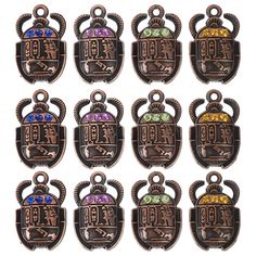 PRICES MAY VARY. Classical Style with Exquisite Detail, Ideal for Giving to Family, Friends, Classmates and Students on Birthdays, Anniversaries, Graduations or Other Holidays Such As Christmas, Thanksgiving, New Years, Etc Mini Egyptian Scarab Scarab Beetle Amulet Scarabs Beetle Figurine These Decorative Charms Are Necklaces, Bracelet, Earrings, Sweater Chain, Etc Beetle Statues Charms Egyptian Beetle Symbol Beetles Figure Models These Diy Charms Are Made of Alloy, No Fading, Durable and Sturdy Beetle Symbol, Egyptian Beetle, Charm Necklace Diy, Scarab Pendant, Egyptian Scarab, Keychain Accessories, Charms For Jewelry Making, Jewellery Making Materials, Bracelet Charms