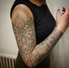 Flowers Tattoos, Arm Sleeve Tattoos For Women, Geometric Sleeve, Arm Sleeve Tattoos, Sleeve Tattoos For Women, Mom Tattoos