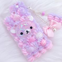 PINTEREST// @WILDRICHKIDS Purple Phone Case, Katt Grejer, Kawaii Diy, Pink Phone, Pretty Iphone Cases