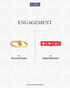 an engagement ring is shown on the page