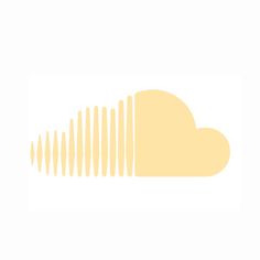 an image of a sound wave with a cloud in the middle on a white background