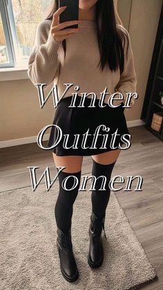 Very Cold Winter Outfits Snow Casual, Rooftop Outfit Night Winter, Friday Winter Outfit, Outfit For Work Winter, Easy Office Outfits, Casual Back To School Outfits, Siren Outfits, Casual Winter Outfits For Women, Winter Outfits For Women