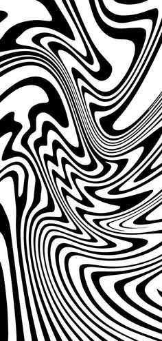 an abstract black and white background with wavy lines