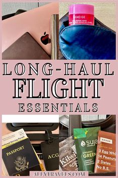 plane essentials Must Have Travel Items Long Flights, Long Flight Packing List, Long Flight Tips Travel Hacks, What To Bring On A Long Flight, Long Flight Skin Care, Long Flights Essentials, What To Do On A Long Flight, Jet Lag Tips, Overnight Flight Essentials