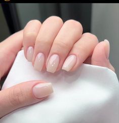 Milky Nails, Hello Nails, Subtle Nails, Simple Gel Nails, Minimal Nails, Pretty Gel Nails, Tip Nails, Classy Nails