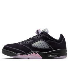 Air Jordan 5 Retro Low 'Dongdan' DX4355-015 (AJ5/SNKR/Men's/Low Top/Basketball/Breathable/Wear-resistant) Jordan 5 Lows, Sports Sneakers With Padded Tongue, Sporty Basketball Shoes With Padded Tongue, Air Jordan 5 Retro Low, Men Streetwear Outfits, Jordan 5 Retro, Air Jordan 5 Retro, Men Streetwear, Air Jordan 5