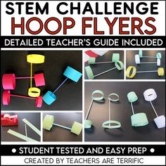 Another great STEM experiment and building challenge with the easiest of supplies: Straws! This challenge is to create the ultimate hoop flyer. Students will experiment with changing the variables of a standard hoop flyer and then choose which components to use in the ultimate design. The easy mater... Stem Challenges Middle School, Novel Engineering, Cardboard Building, Stem Station, Steam Night, Elementary Stem Activities, Building Challenge, Easy Stem, Stem Experiments