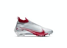 the nike vapor soccer shoe in white and red