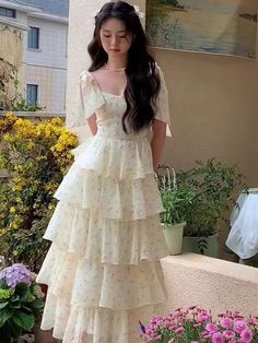 Pretty Modest Prom Dresses, Summer Dresses Aesthetic Vintage, Long Summer Dress Aesthetic, Castle Dresses, Hoco Themes, Selection Dresses, Birthday Attire, Whimsical Dresses, Bridgerton Dresses