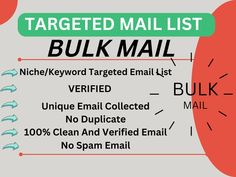 the targeted mail list for bulk mail