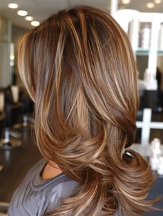 Highlights On Chestnut Brown Hair, Caramel Highlights On Brown Hair, Brown Hair With Caramel, Highlights On Brown Hair, Brown Hair With Caramel Highlights, Brown Hair With Blonde, Hair With Blonde Highlights, Honey Brown Hair, Medium Brown Hair