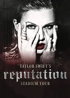 the movie poster for taylor swift reptation stadium tour