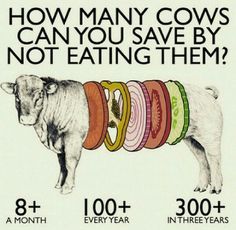 How many cows can you save by not eating them?.. #govegan Vegan Baby, Going Vegetarian